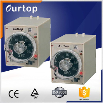 Mini Electric ST3P Time Delay Relay 12 Volt 24V DC Timer 220V AC