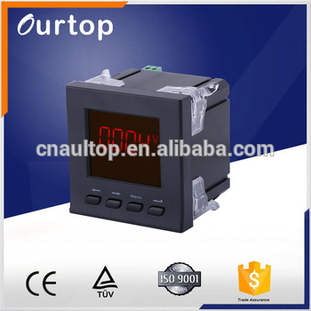 Smart Time setting Electric Meter digit voltage meter LED Display