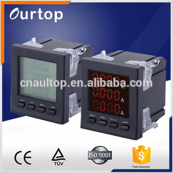 Single Phase or Three Phase Electric Power Digital Amp Meter 5A Current Meter 220V AC 380V