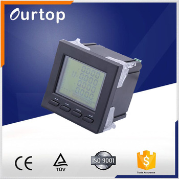 72*72 LED or LCD Smart Power Digital Multi Function Meter