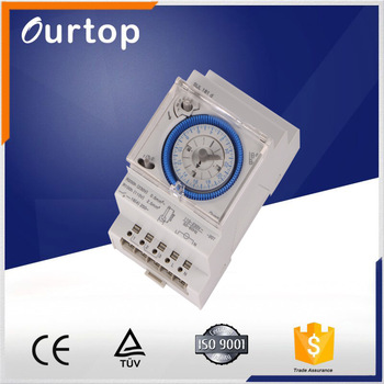SUL181d Digital Programmable <font color='red'>Analogue</font> Timer Switch 16A 220VAC 24 hours Timer Switch with Battery
