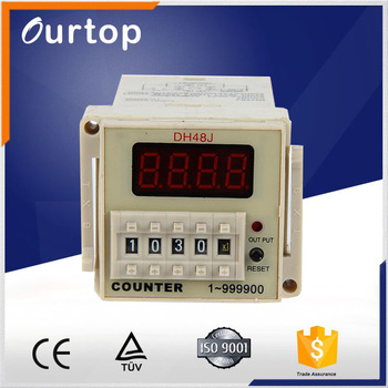 DH48J-8 hour meter LCD Display Digital Counter