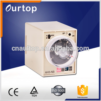 The new 2016 electric relay AH3-3 adjustable on delay 12v relay timer