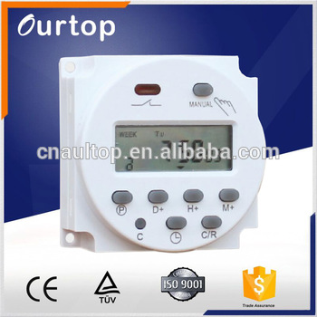 24 hours and 7 days programming digital timer switch UL