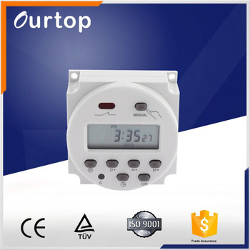 CN101A DC 24V Digital LCD Power Programmable Timer Time Switch Relay 16A