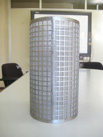 Lawn mower separator strainer