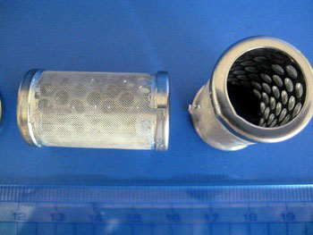 Stainless Steel Mesh attached with Perforated Plate