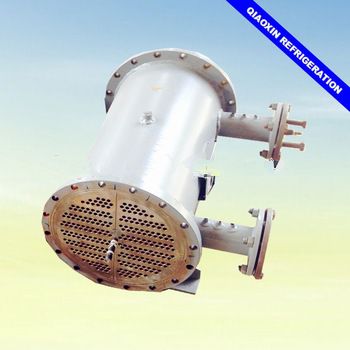 Water cooling shell and tube type 35KW evaporating chiller dry evaporator