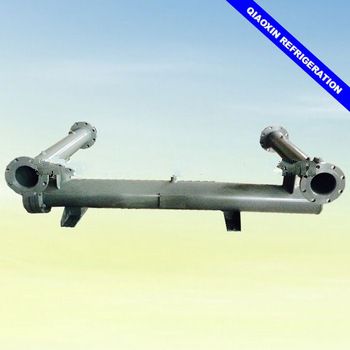 U-shaped copper brass heat exchange tube 140KW chiller evaporator