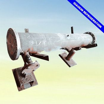 Triple system water cooled copper brass heat exchange tube 770KW dry evaporator for industrial chiller