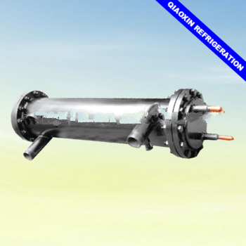 Stainless steel shell and tube evaporator for water cooled centrifugal chiller