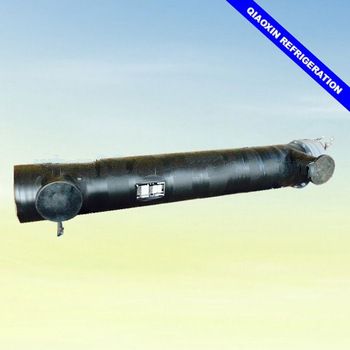 Single circuit tube and shell heat exchanger for water cooled centrifugal chiller