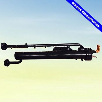 Plastic heat exchanger tube water chiller for commercial air conditioning unit