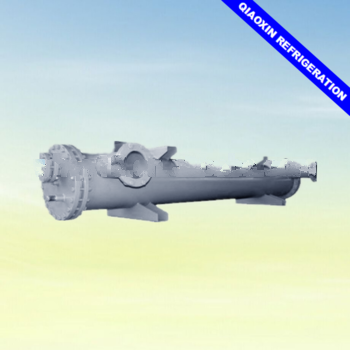 Shell and tube evaporator high pressure heat exchanger