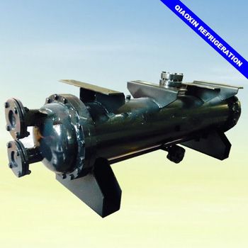 New Condition 120KW custom made tube heat exchanger sea water condenser for condensing unit