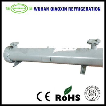 30RT Shell and tube heat exchanger water cooled evaporator for water chiller