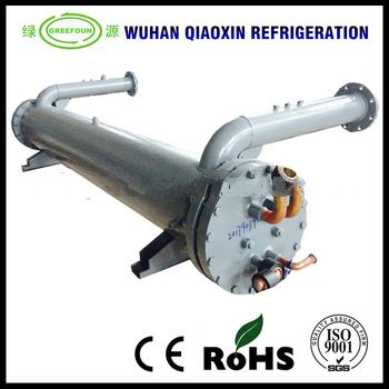 U type evaporator heat exchanger for central air conditioning module machine