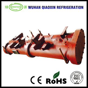 Shell and tube condenser water cooler