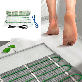 teflon single thin floor heating mat