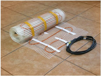 electric underfloor heating mat electric floor heating system CE approved heating mat under tile