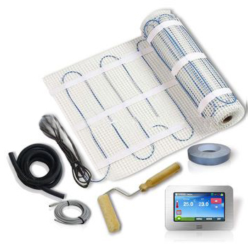 230V bathroom underfloor heating floor heating system