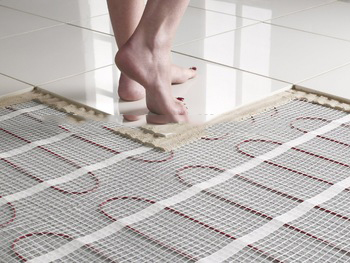 UL approved under floor heating mat