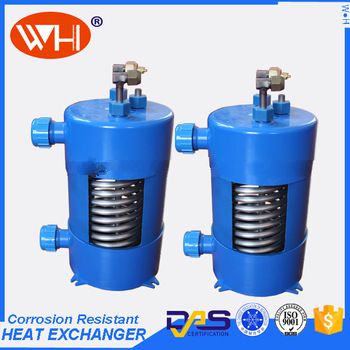 China top quanlity titanium heat exchanger for salt water aquarium chiller