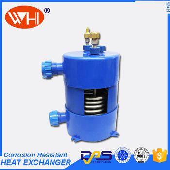 Made in china 2.0HP titanium heat exchanger aquarium