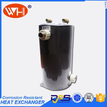 Economical water cold condenser,water freon condenser,r410a water condenser