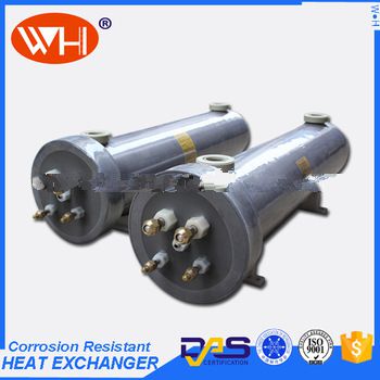 ISO Approved high-efficient water-cooled condenser,water cooler condenser,titanium condenser