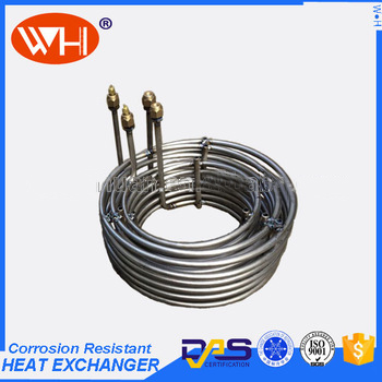 For Loaders heat resistant tube, helical copper tube, stainless spiral tube coil