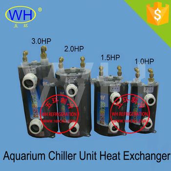 Aquaculture titanium evaporator , titanium barrel Vertical type