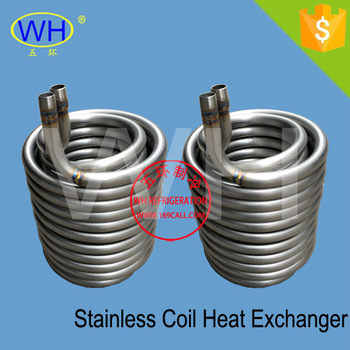 Heat exchanger processing titanium coil heat exchanger