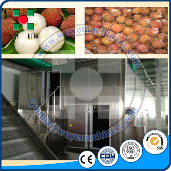 IQF Fluid Bed Freezer Freeze Fruit Quick Freezers Machine