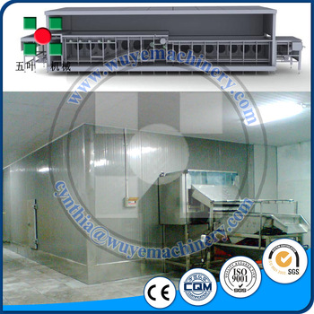 Shangyu Stainless Steel IQF Fluidized Freezer Machine Industrial Blast Quick Freezer