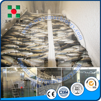 China Supplier IQF Prawns Quick Freezer Fluidized Flash Freezer Machine Blast Fish Freezer