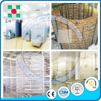 fish ball iqf quick freezing industrial spiral blast freezers