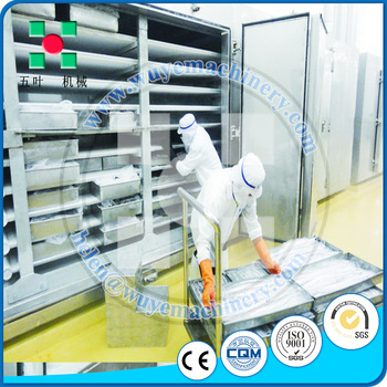 industrial cold fish quick freezing blast contact plate freezers