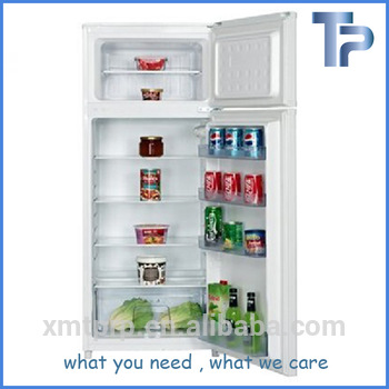 good price double door vertical refrigerator