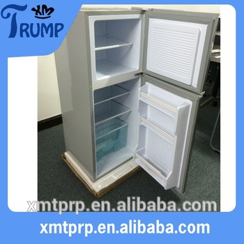 118L refrigerator 12V/24V solar DC fridge double door fridge top freezer