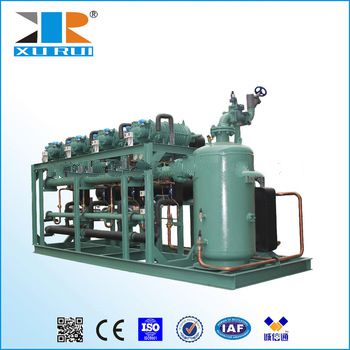 Mid /High type water cooled 4 compressor racks Air Cooled Compressor Racks