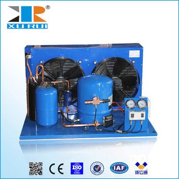 r22 r404a refrigerator cold room compressor condenser unit for glasses display showcase commercial