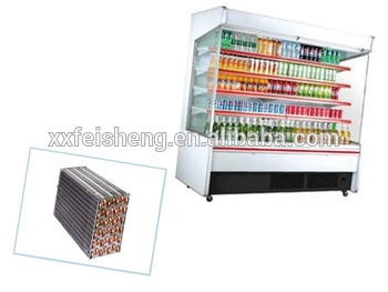 beverage display cooler evaporator