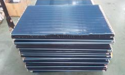Copper fin air cooled condensing unit for refrigeration