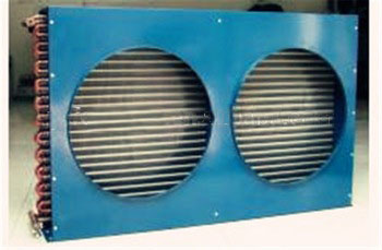 aluminium tube blue copper fin cooling coil condenser