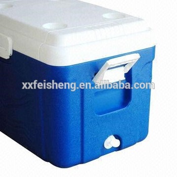 60L Plastic Cooler Box for Fishing, Camping and Picnic