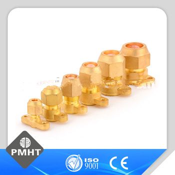 Install type brass threaded union with nuts brass joint