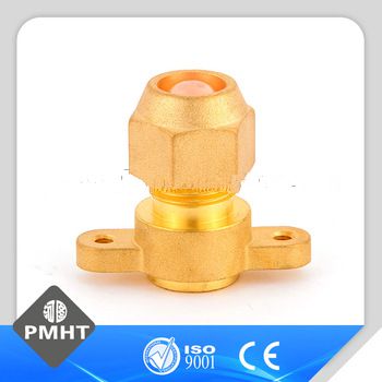 Fixed male thread union brass joint