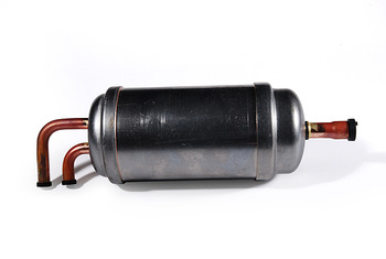 Air conditioner two way vapor-liquid separator