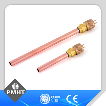 Air conditioner copper tube 100mm charging valve pin valve